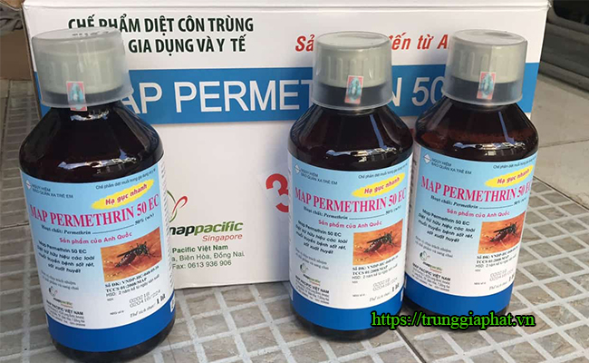 Thuốc diệt muỗi Map Permethrin 50EC diệt được hầu hết các loại côn trùng